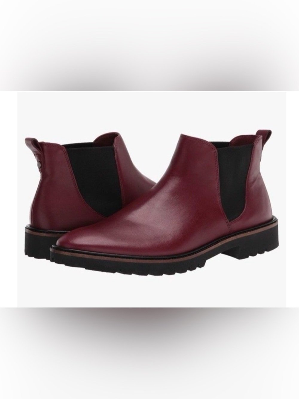 Women’s Chelsea Ankle Boots in Burgundy